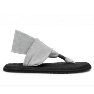 SANUK \ Yoga Sling 2 Flip-Flop Sandals Grey Sz 6